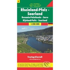 Rheinland-Pfalz,Saarland/Porýní-Falcko,Sársko 1:200T/automapa - freytag&berndt