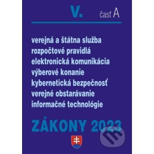 Zákony 2023 V/A - verejná správa - Poradca s.r.o.