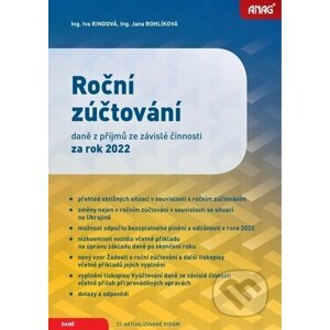Roční zúčtování daně z příjmů ze závislé činnosti za rok 2022 - Jana Rohlíková, Iva Rindová