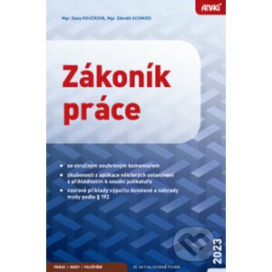 Zákoník práce 2023 - sešit - Zdeněk Schmied, Dana Roučková