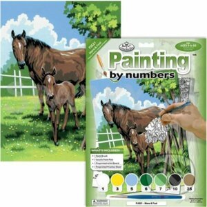 Malování podle čísel Koně - Zuty