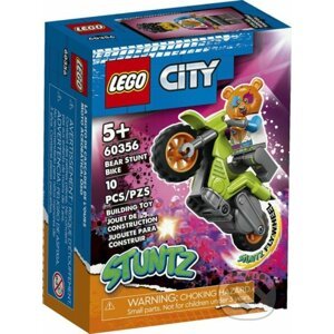 LEGO® City 60356 Medveď a kaskadérska motorka - LEGO