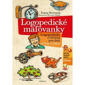 Logopedické maľovanky - Ivana Novotná, Miroslav Růžek (ilustrátor)
