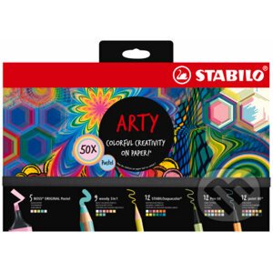 Kreatívna sada Pastel STABILO ARTY – 50 ks - STABILO