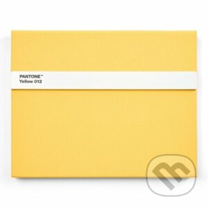 PANTONE zápisník s ceruzkou a pravítkom, linajkovaný - Yellow 012 - LEGO