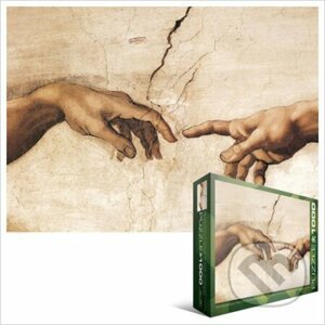 Stvoření Adama Detail - Michelangelo di Buonarotti