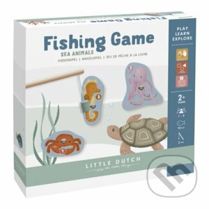 Rybárska hra drevená s magnetmi - Little Dutch