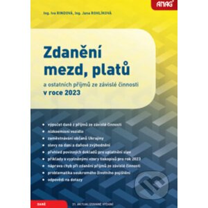 Zdanění mezd, platů a ostatních příjmů ze závislé činnosti v roce 2023 - Iva Rindová, Jana Rohlíková