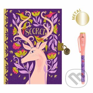 Melissa: tajný zápisník s visacím zámkom, kľúčikom a čarovným perom - Djeco