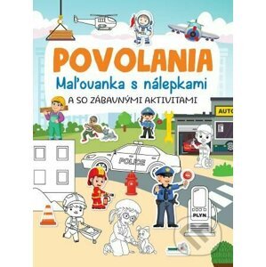 Povolania - Maľovanka s nálepkami - Foni book