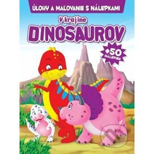 V krajine Dinosaurov + 50 nálepiek - Foni book
