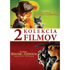 Kocúr v čižmách kolekcia 1.+2. (SK) DVD