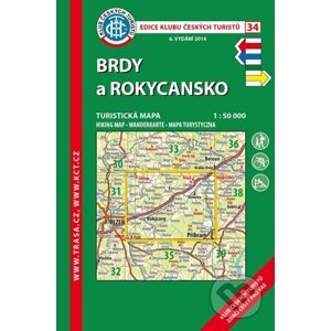 KČT 34 Brdy a Rokycansko 1:50 000 - Klub českých turistů