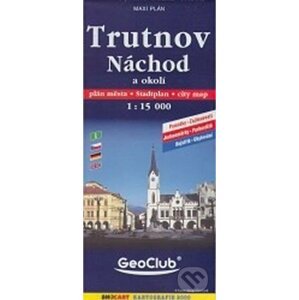 Trutnov, Náchod mapa 1:15 000 - GeoClub