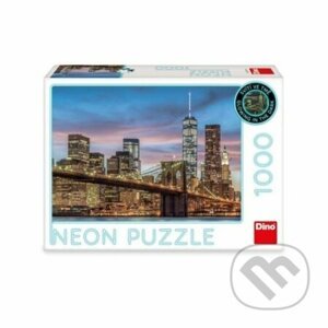 Puzzle 1000 New York neon - Dino