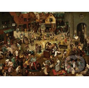 Brueghel Pieter - The Fight Between Carnival and Lent, 1559 - Grafika