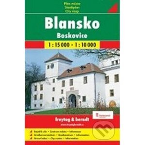 Blansko, Boskovice mapa 1:15 000 - SHOCart