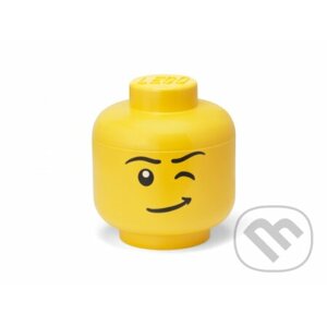 LEGO úložná hlava (veľkosť L) - žmurkajúci chlapec - LEGO