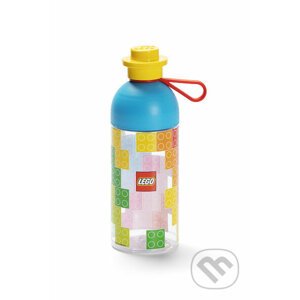 LEGO fľaša transparentná - Iconic - LEGO
