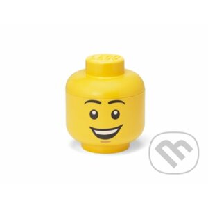 LEGO úložná hlava (veľkosť S) - šťastný chlapec - LEGO