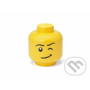 LEGO úložná hlava (veľkosť S) - žmurkajúci chlapec - LEGO