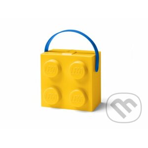 LEGO box s rukoväťou - žltá - LEGO