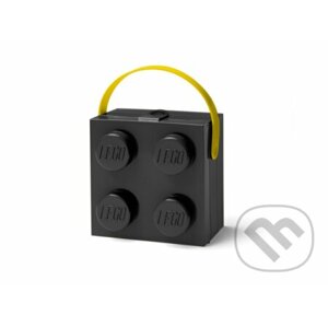 LEGO box s rukoväťou - čierna - LEGO
