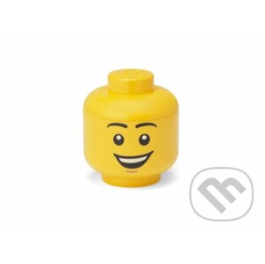 LEGO úložná hlava (mini) - šťastný chlapec - LEGO