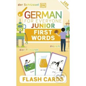 German for Everyone Junior First Words Flash Cards - Dorling Kindersley