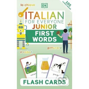 Italian for Everyone Junior First Words Flash Cards - Monáda