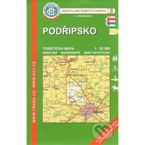 KČT 9 Podřipsko - turistická mapa 1:50 000 - Klub českých turistů