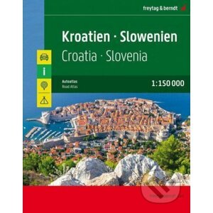 AA Chorvatsko-Slovinsko 1:150 000 / autoatlas - freytag&berndt