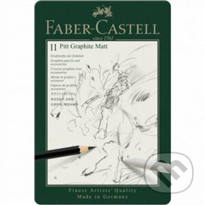 Grafitové ceruzky Pitt Matt Set 11 ks - Faber-Castell