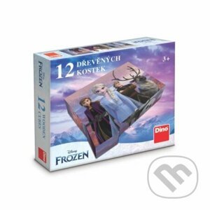 Dřevěné licenční kostky Frozen II - Dino