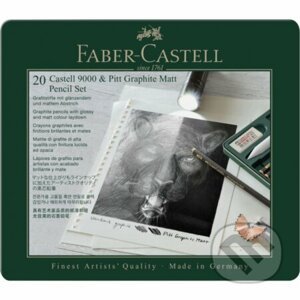 Grafitové ceruzky Pitt Matt & Castell 9000 set - Faber-Castell