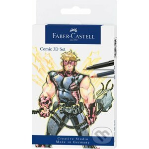 3D Set pre ilustráciu komiksov 11 ks Mix - Faber-Castell