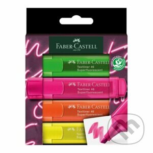 Zvýrazňovač Superfluo, 4 farby - Faber-Castell