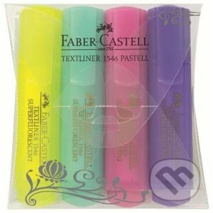 Zvýrazňovač Pastel, 4 farby - Faber-Castell