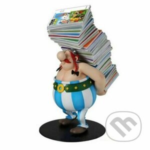 Asterix a Obelix figúrka - Obelix s komiksmi
