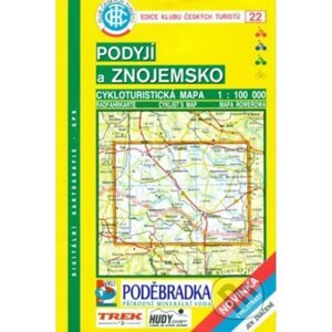 Podyjí a Znojemsko - Cykloturistická mapa - edice Klub českých turistů 22 - Klub českých turistů