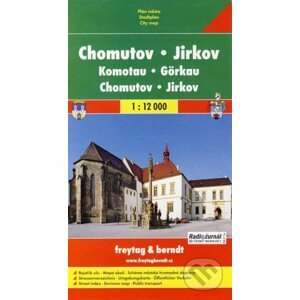 PL Chomutov, Jirkov 1:12 000 / plán města - freytag&berndt