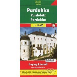PL Pardubice 1:16 000 měkká / plán města - freytag&berndt
