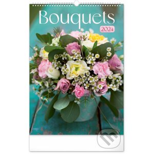 Nástěnný kalendář Bouquets 2024 - Notique