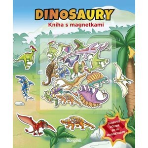 Kniha s magnetkami: Dinosaury - Stonožka