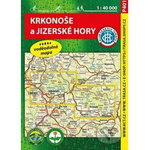Krkonoše a Jizerské hory 1:40 000 / voděodolná mapa - Klub českých turistů