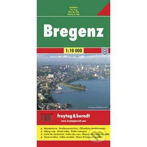 PL 04 Bregenz 1:10 000 / plán města - freytag&berndt