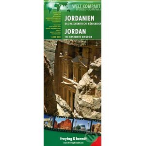Jordanien, Jordan/Jordánsko 1:800T/automapa - freytag&berndt