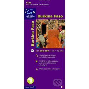 IGN 85020 Burkina Faso 1:100 000 - Instituto Geografico De Agostini