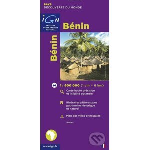 IGN 85005 Benin 1:600 000 - Instituto Geografico De Agostini