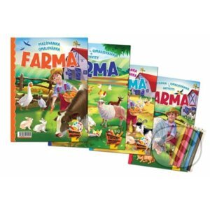 Farma: Maľovanka + aktivity - komplet - Foni book